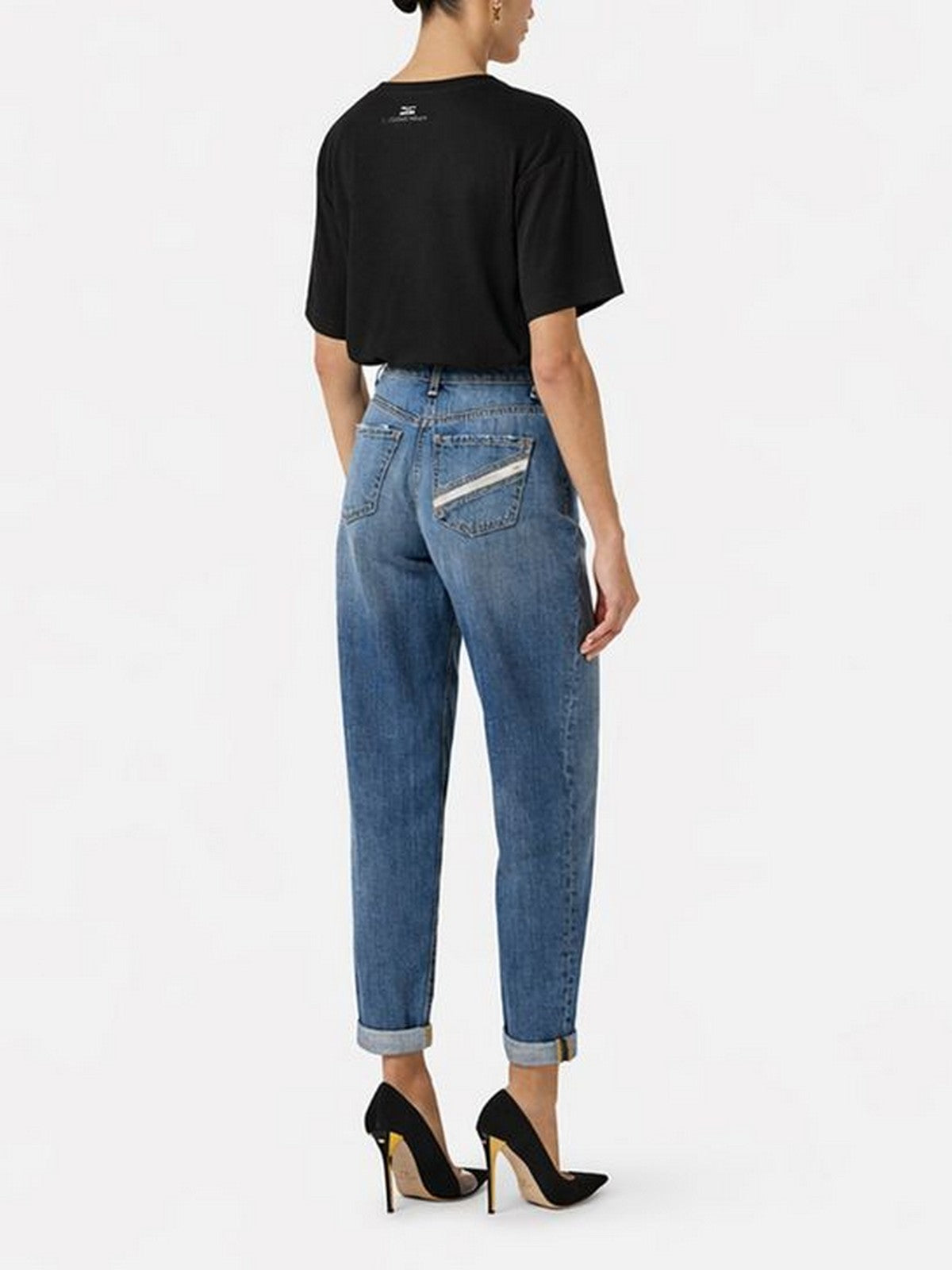 ELISABETTA FRANCHI T-shirt Donna MA66P61E2 110 Nero