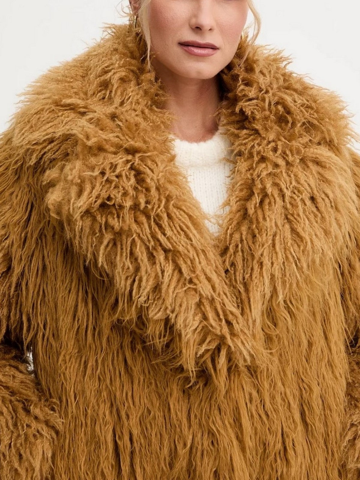 PATRIZIA PEPE Pelliccia Donna 2O0180 E078 B847 BEIGE