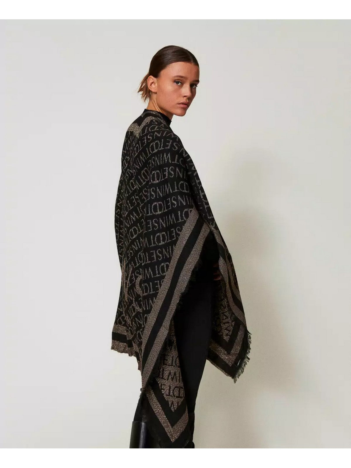 TWINSET Mantella Donna 242TO504A 00006 Nero