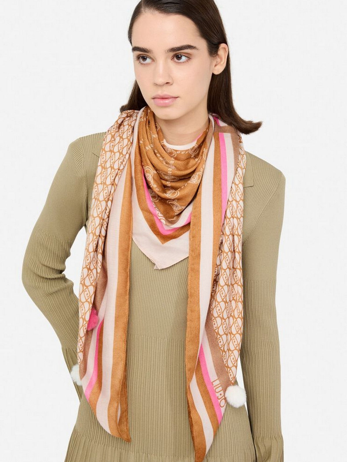 LIU JO SOFT Foulard Donna 2F5070T0300 00005 NATURALE