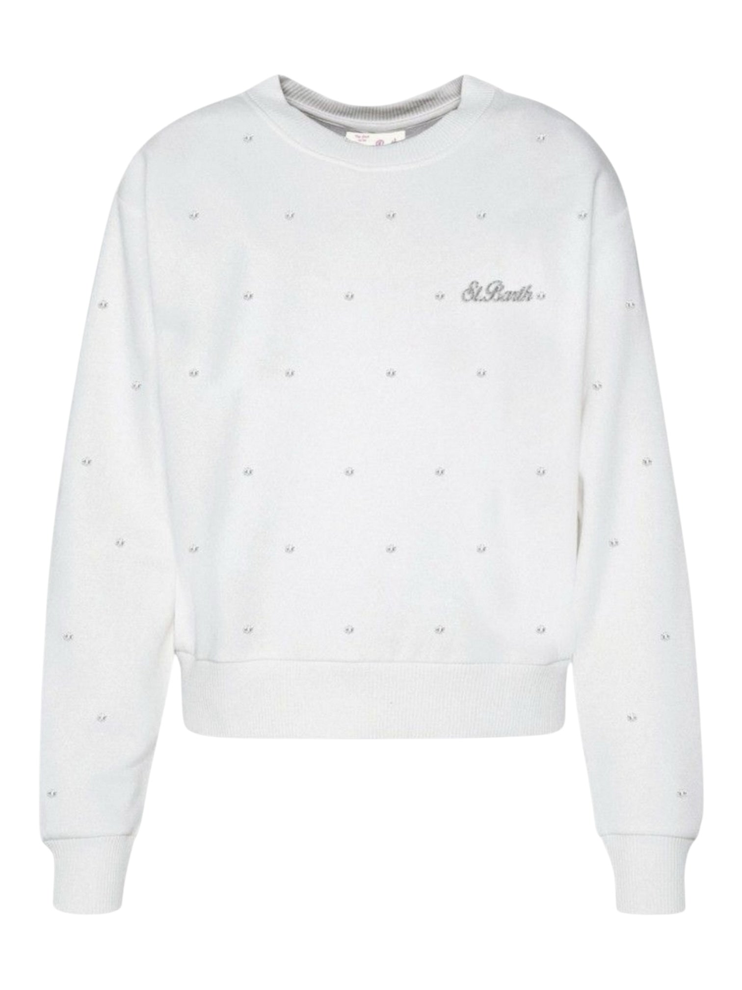 MC2 SAINT BARTH Felpa Donna CASEY W 01096I SB 10 ALL OVER STRASS EMB