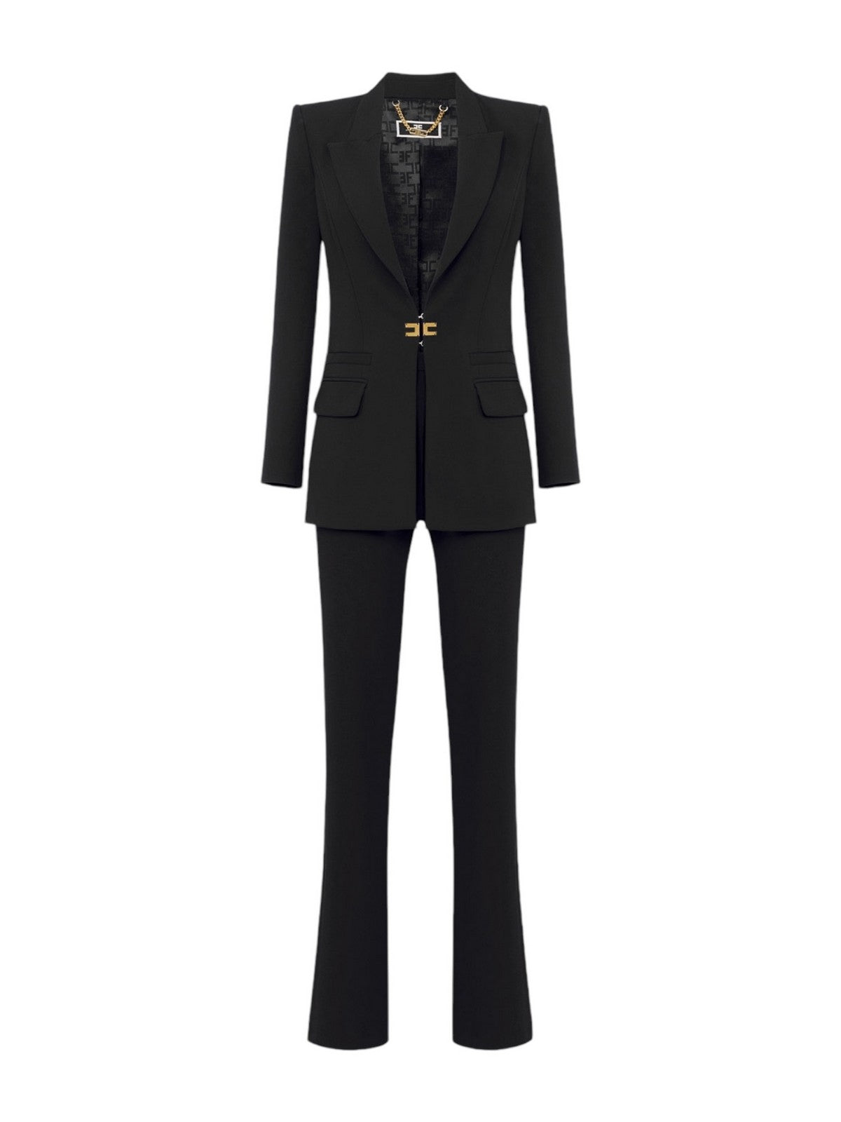 ELISABETTA FRANCHI Giacca Donna TP00146E2 110 Nero gioboutiqueweb