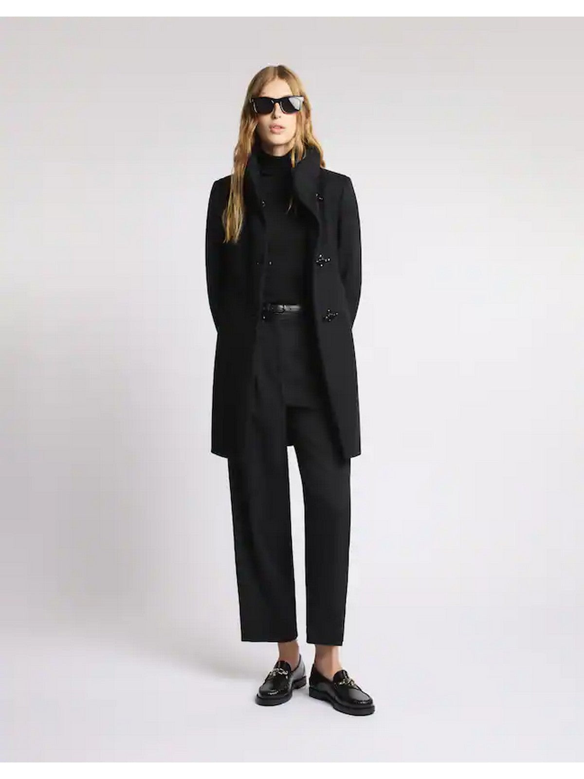 FAY Cappotto Donna Romantic Coat NAW5051Y050SGLB999 Nero gioboutiqueweb