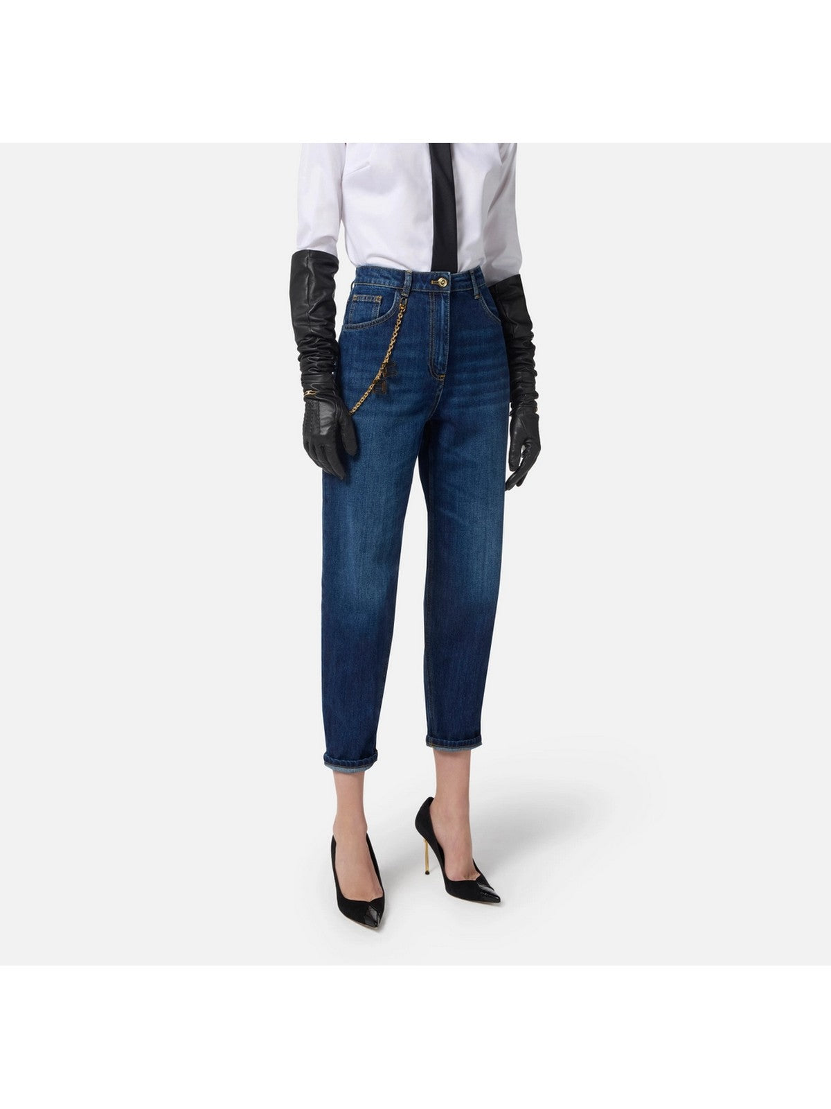 ELISABETTA FRANCHI Jeans Donna PJ14D56E2 104 BLUE DENIM