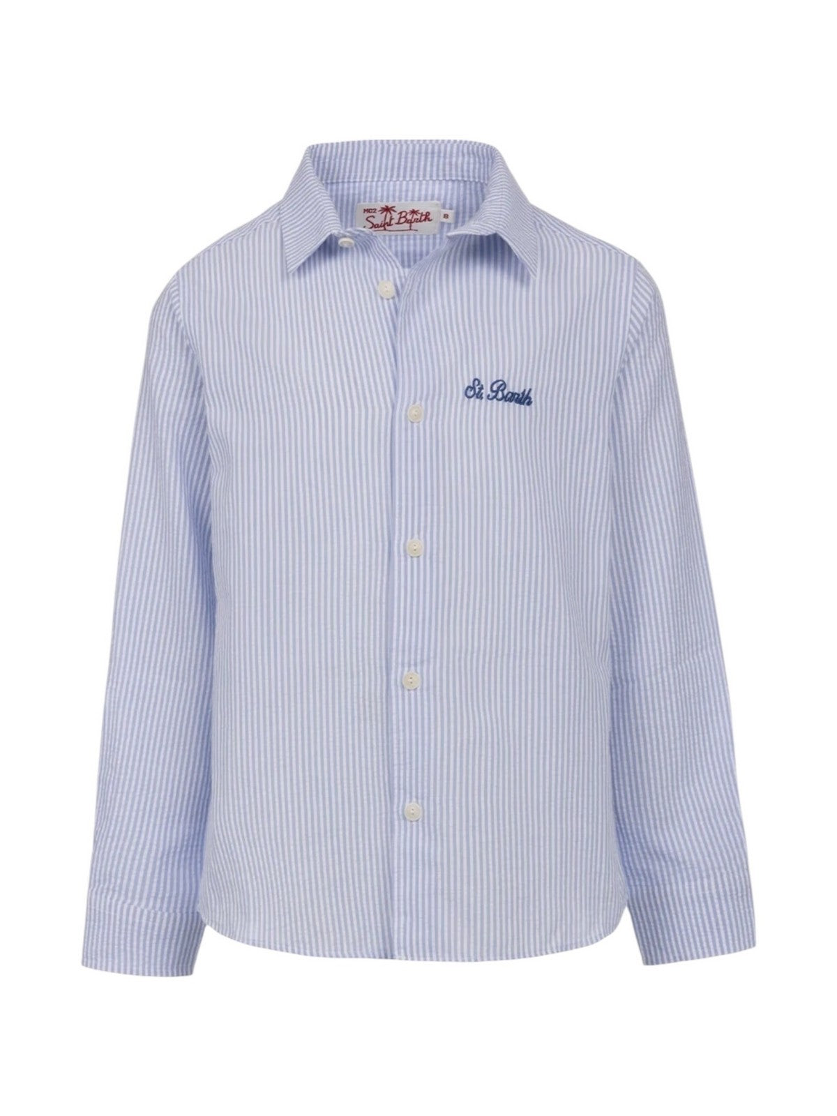 MC2 SAINT BARTH Camicia Bambini e ragazzi AGNES 03576H COTTON STRIPES MICKEY HAPPY 31