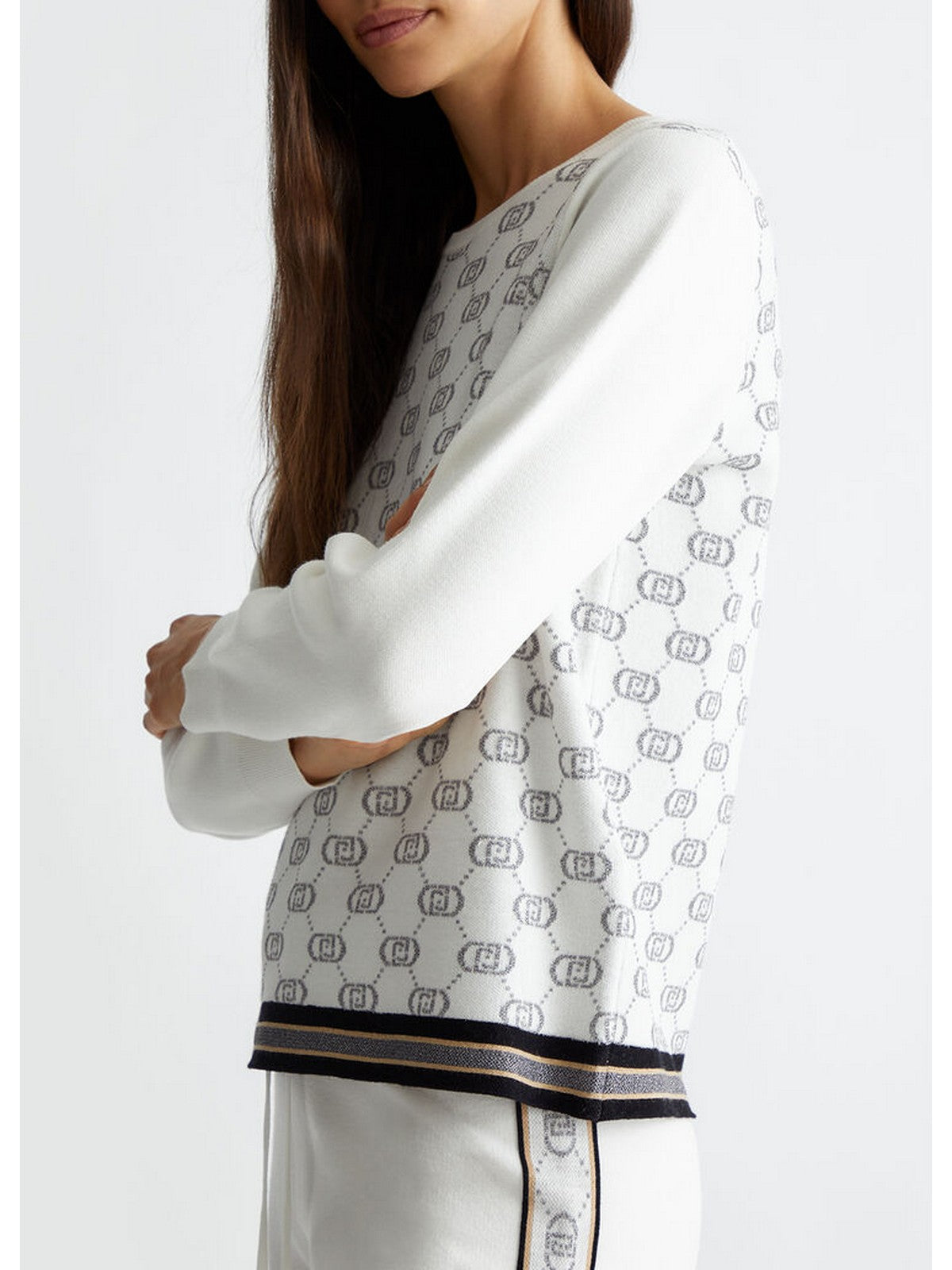 Liu Jo Sport Sweatshirt Woman TF4228ms63L A4280 White