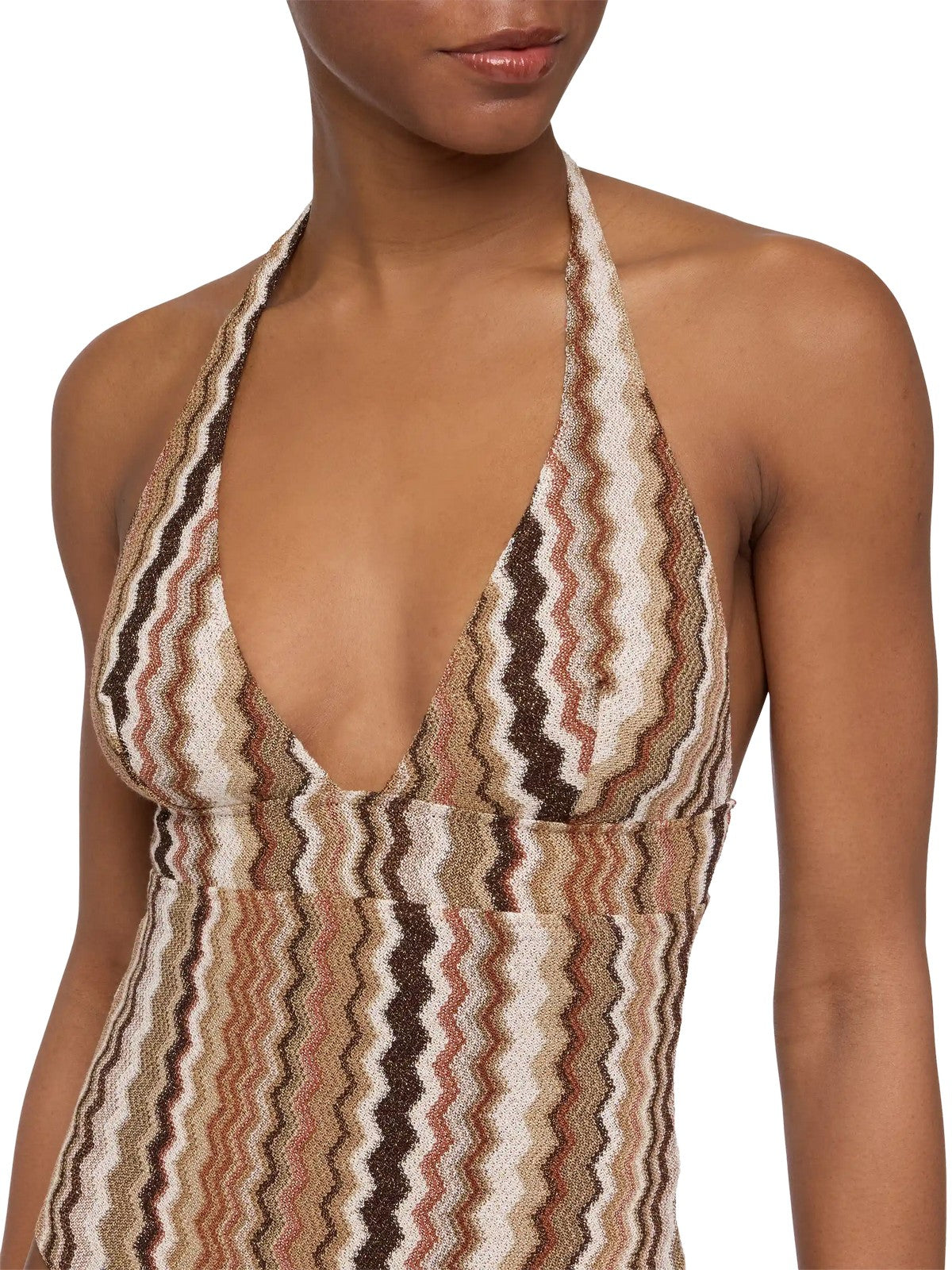 MC2 SAINT BARTH Costume da bagno Donna MARYLIN 01060H RACHEL CHEVRON 18 gioboutiqueweb
