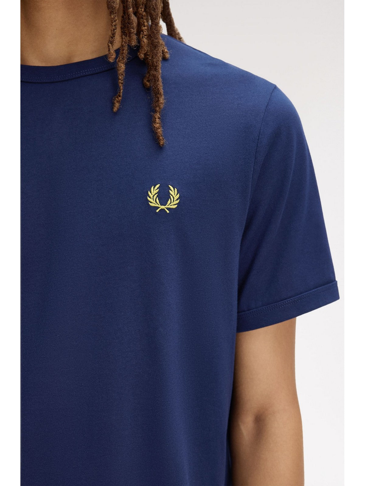 FRED PERRY T-shirt Uomo FP-M3519 215 FRENCH NAVY