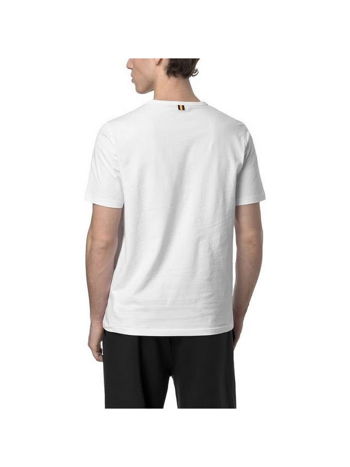 K-WAY T-shirt Uomo ADAME LIGHT STRETCH JERSEY K71349W 001 Bianco gioboutiqueweb