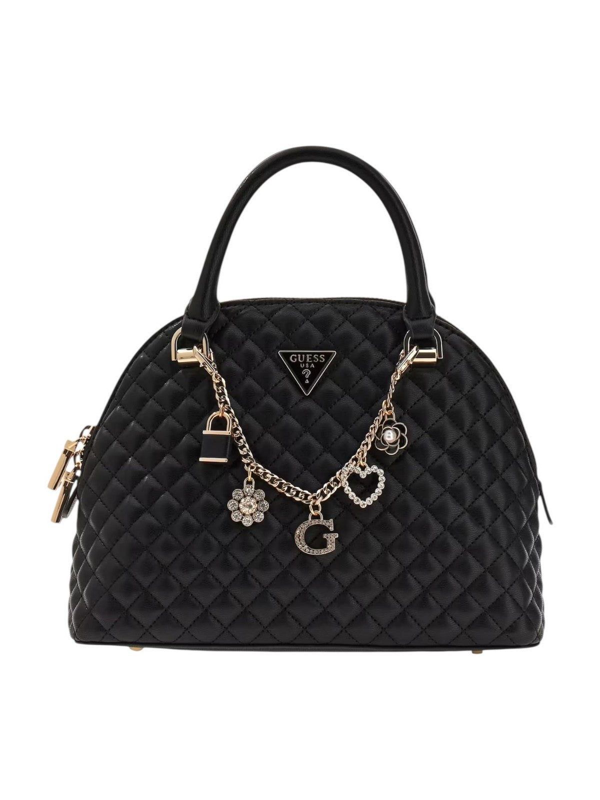 GUESS Borsa Donna EVERLEE DOME SATCHEL HWEG86 79050 BLA BLACK