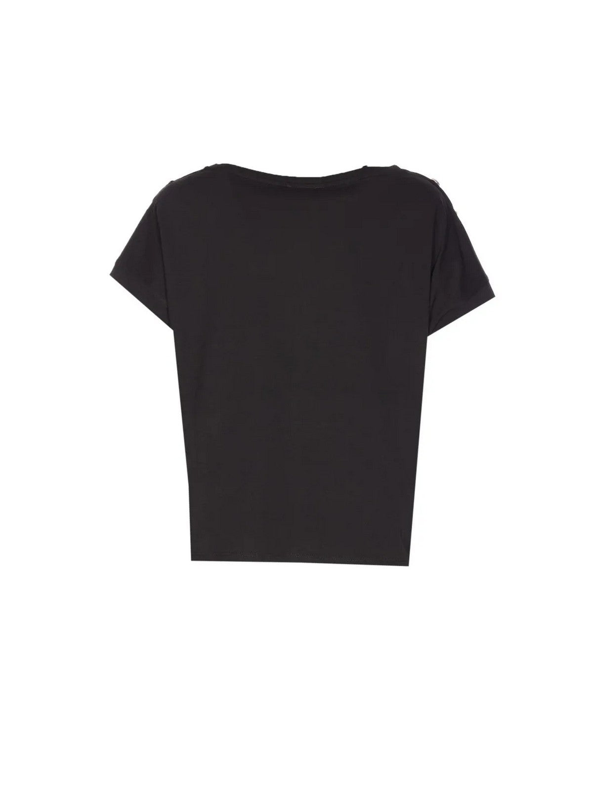 LIU JO WHITE T-shirt Donna WA6437J6308 P9553 Nero/bl&wh arabo pp