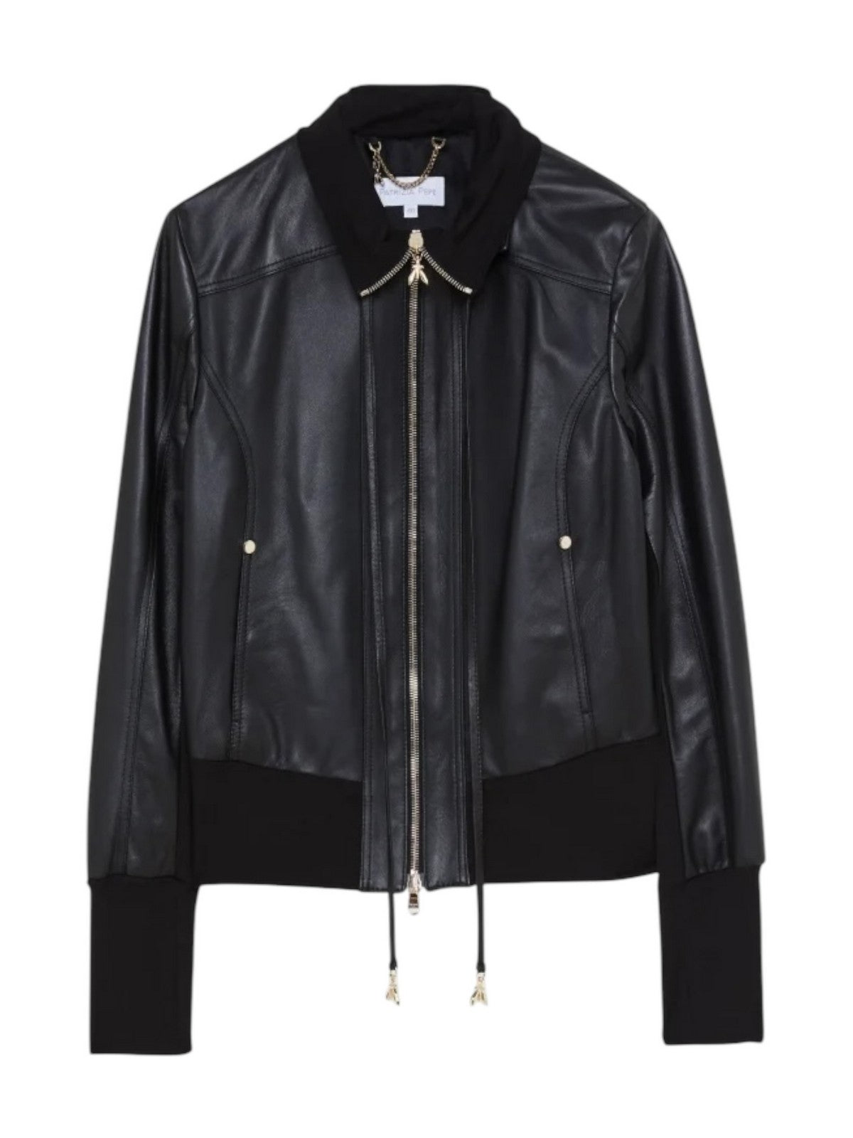 PATRIZIA PEPE Giubbino Donna CO1331 L1HZ K103 Nero gioboutiqueweb