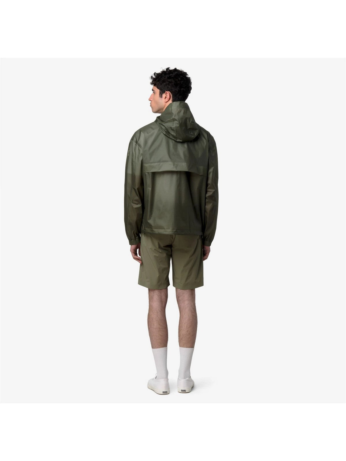 K-WAY Giubbino Uomo CLAD EXTRA LIGHT 3L K3134GW V15 Green Lichen