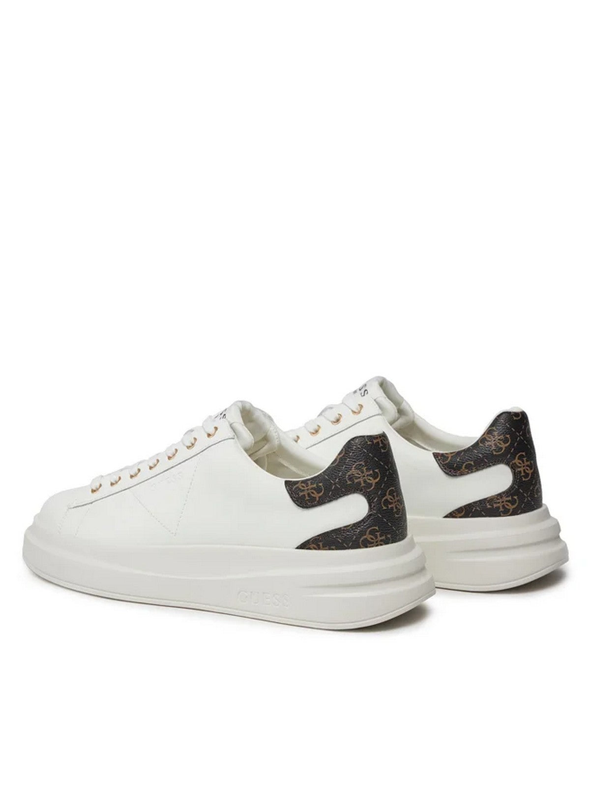 Guess Men's Sneaker Elba fmpvib lea12 wbroc blanc