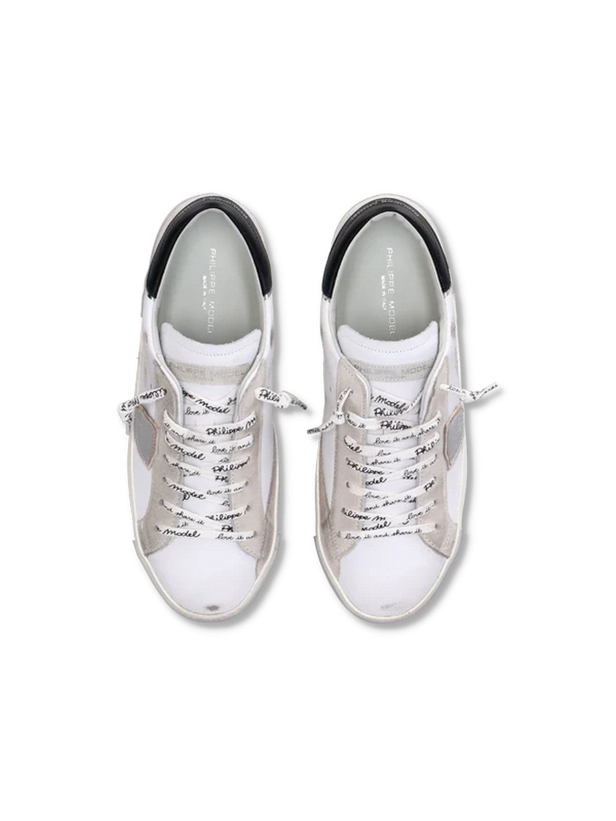 PHILIPPE MODEL Sneaker Uomo Prsx Low Man PRLU MA02 Bianco gioboutiqueweb