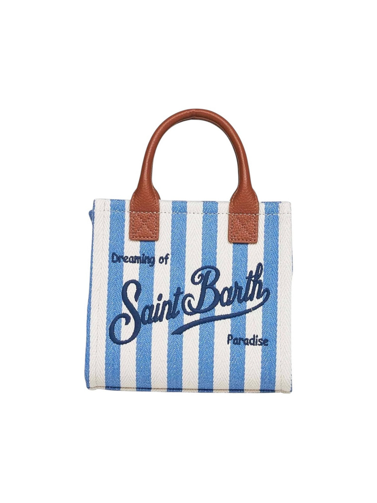MC2 SAINT BARTH Borsa Donna VANITY BAG MINI 01787L AZZURRO