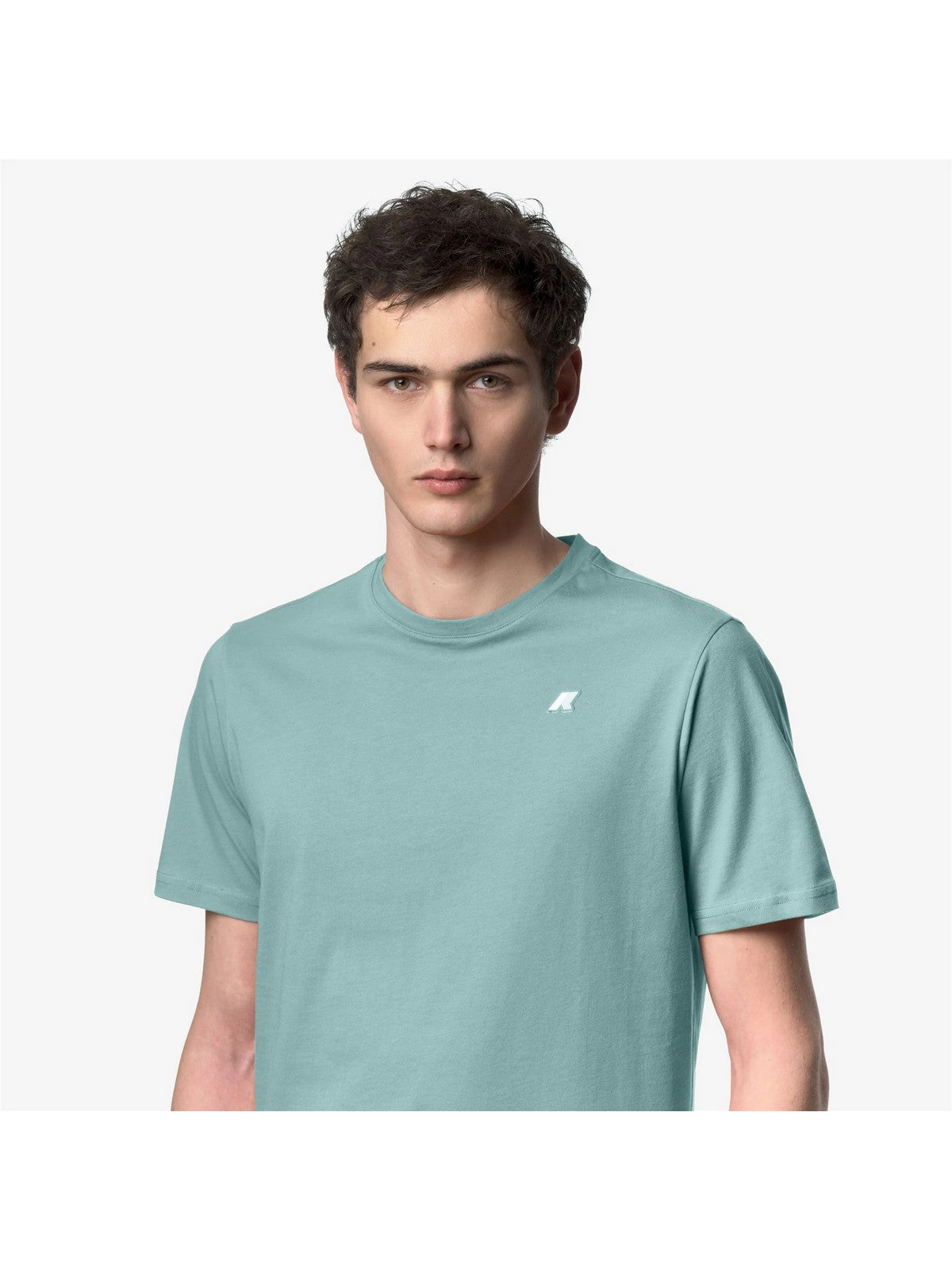 K-WAY T-shirt Uomo ODOM JERSEY K7125UW WIC Green Mine