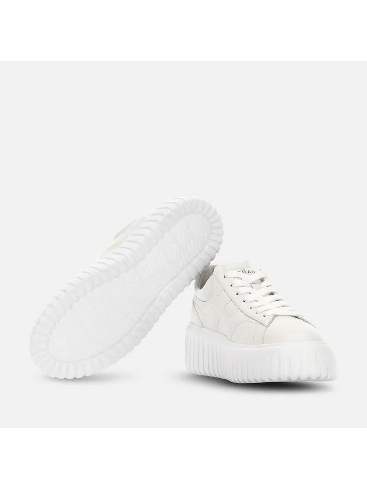 HOGAN Sneaker Donna H-STRIPES ALLACCIATO H STRASS HXW6450FO60U48B001 Bianco