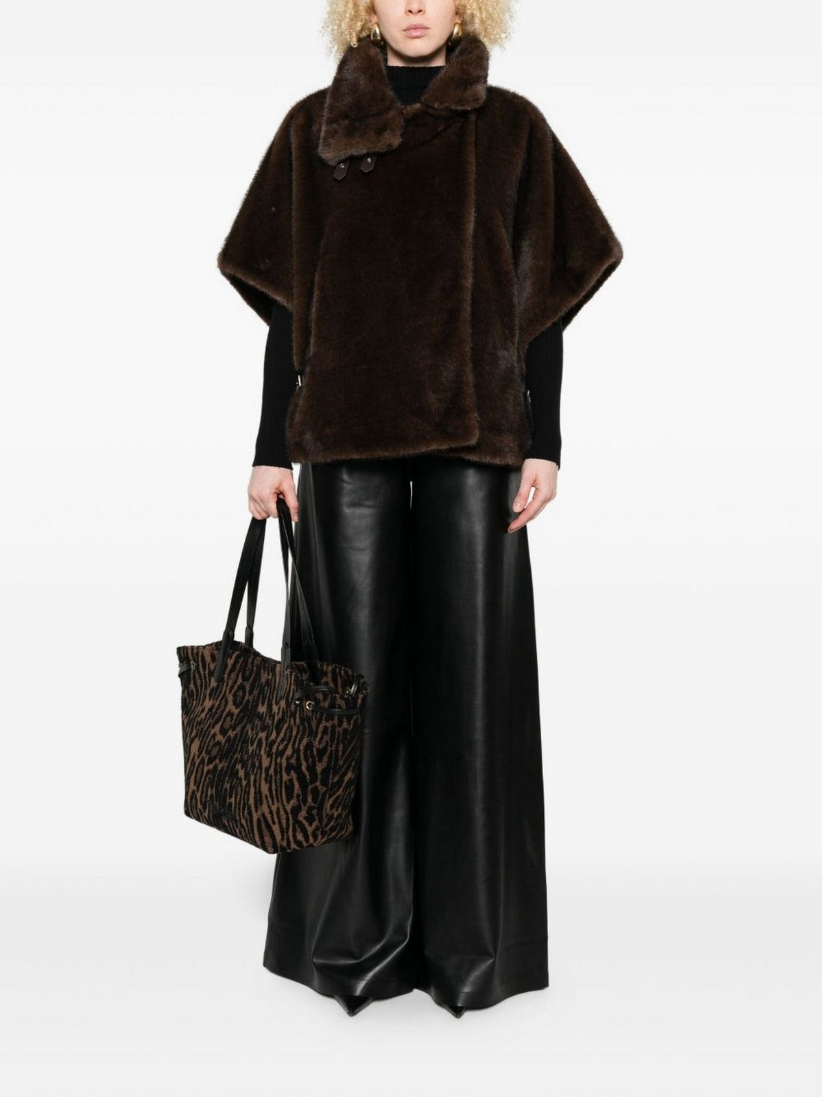 PINKO Pelliccia Donna COMODINO CAPPA 103837-A2PI D49 BEIGE - INTENSO