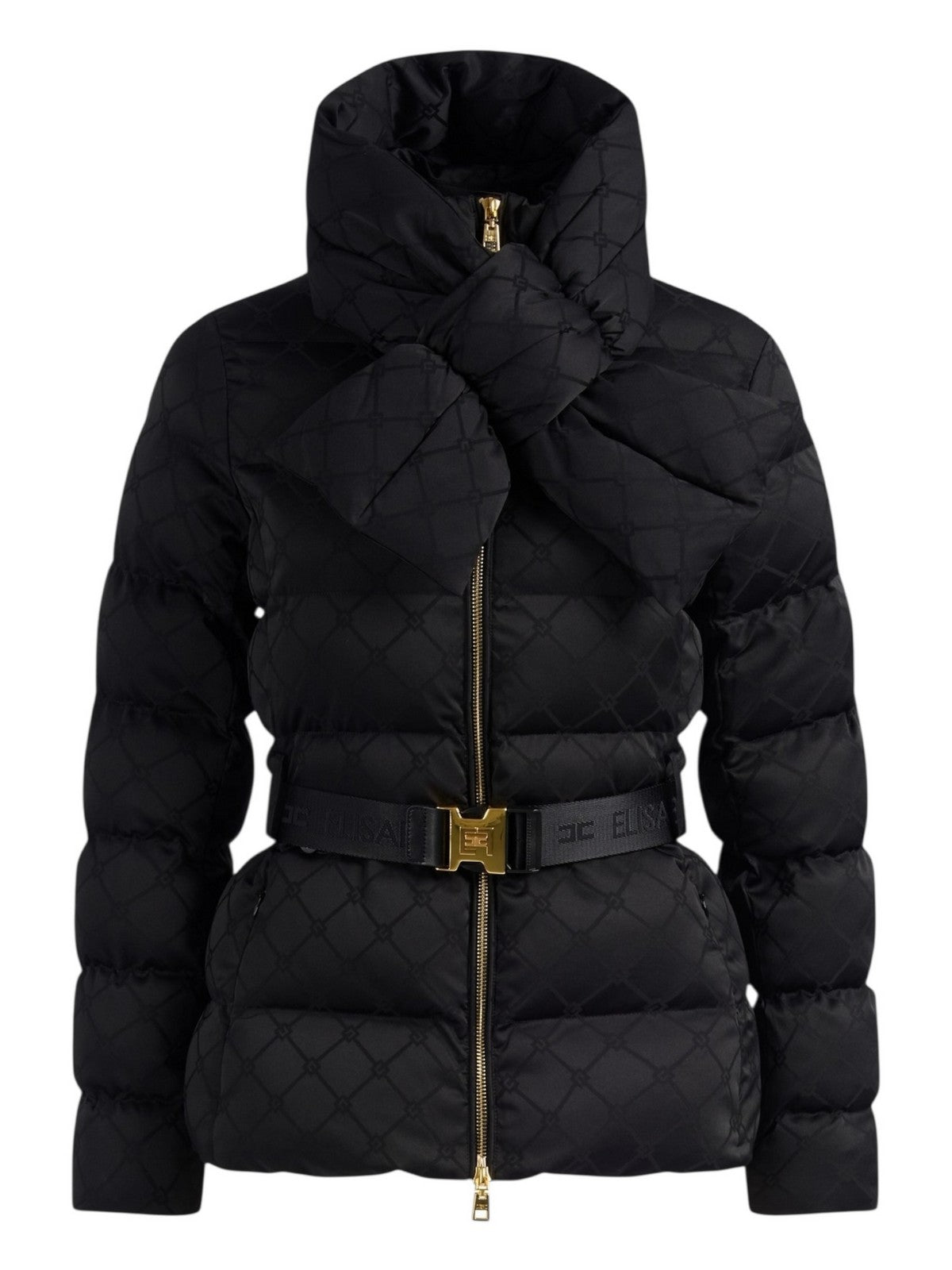 ELISABETTA FRANCHI Piumino Donna PI83D56E2 110 Nero gioboutiqueweb