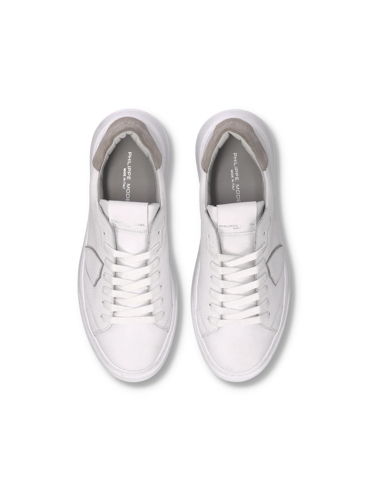 PHILIPPE MODEL Sneaker Uomo Temple low man BTLU VD21 Bianco gioboutiqueweb