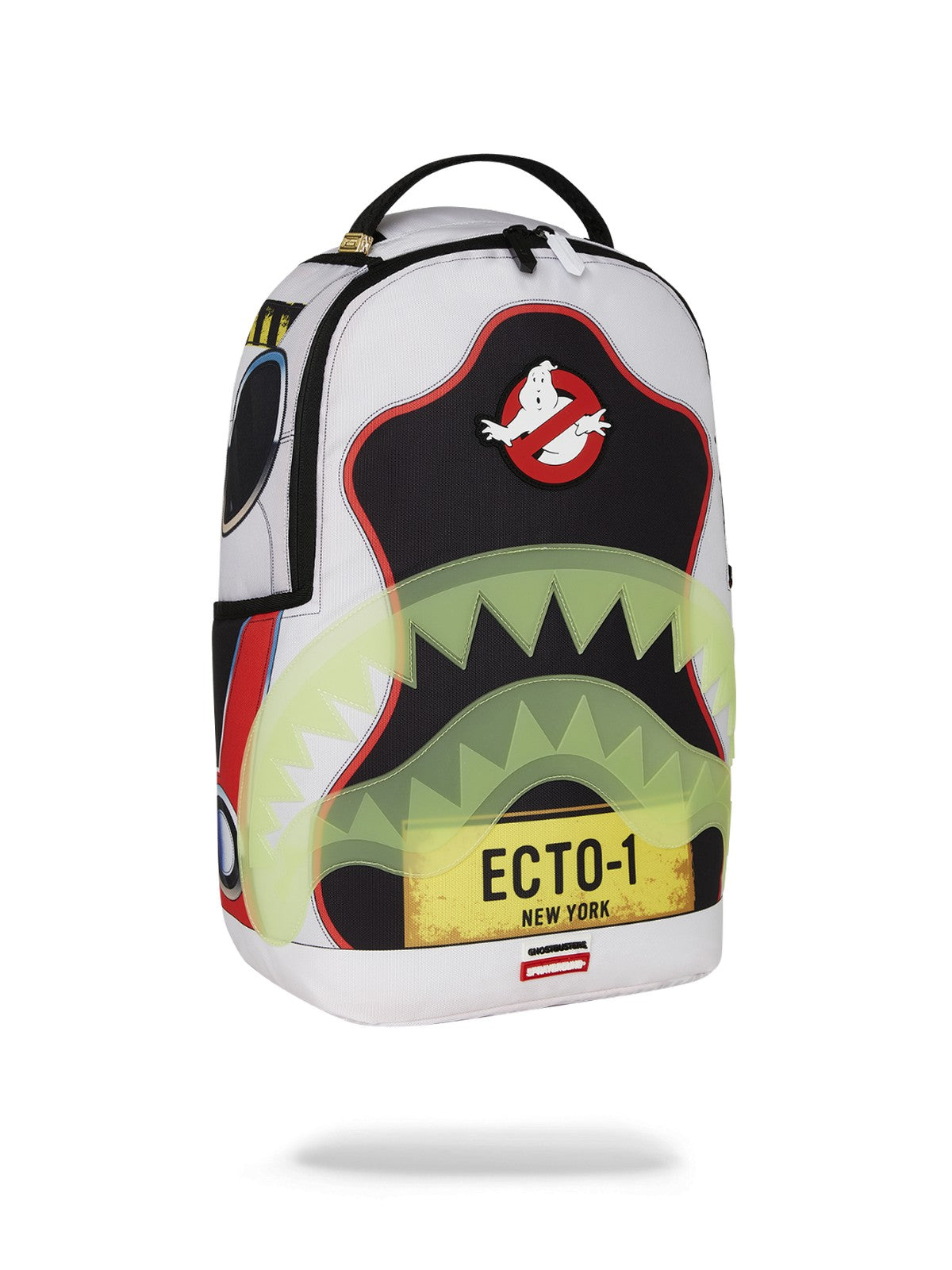 SPRAYGROUND Zaino Uomo GHOSTBUSTERS ECTO-1 SPECIAL OPS DLXR BACKPACK 910B6376NSZ BIANCO gioboutiqueweb