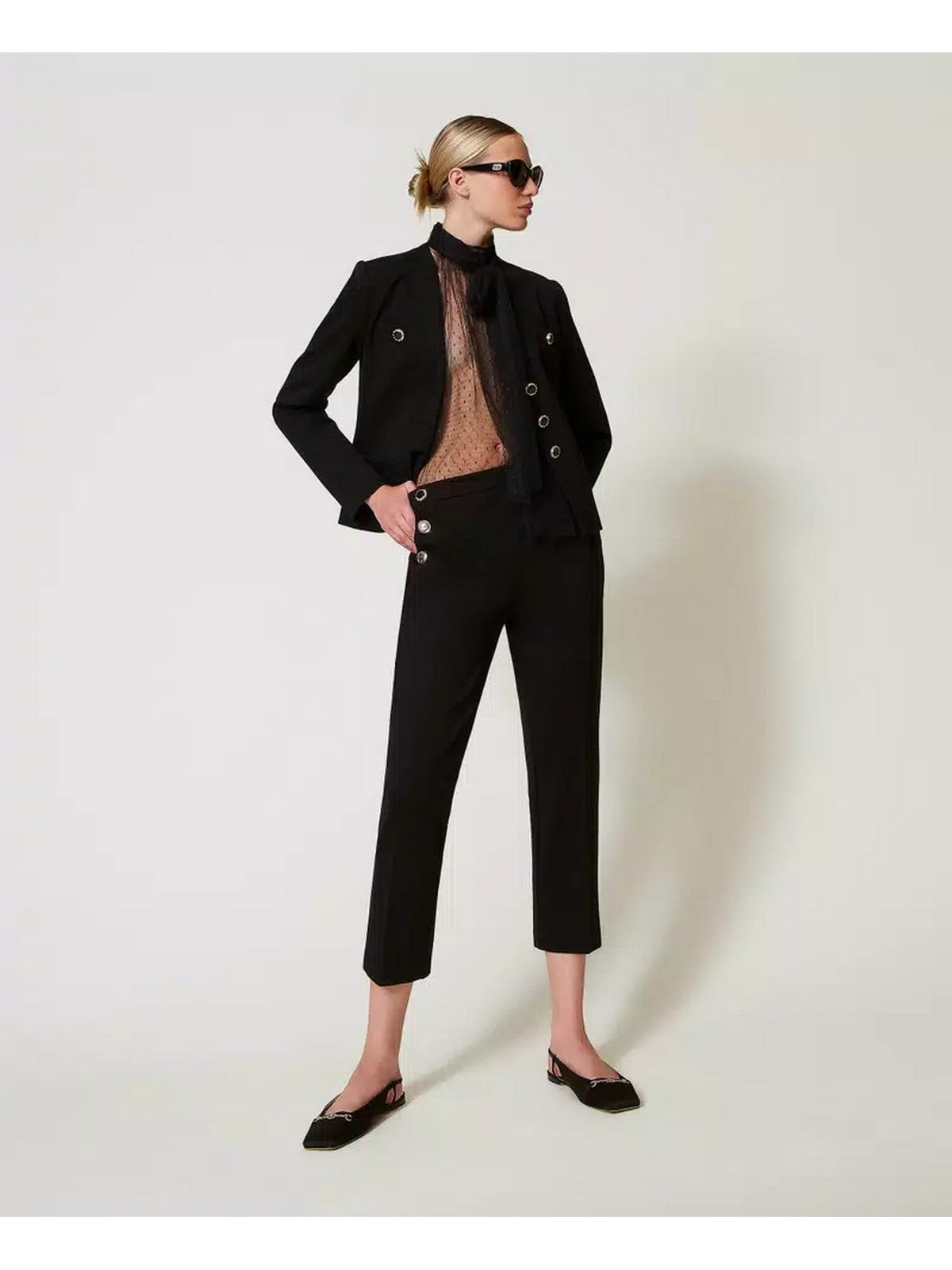 TWINSET Pantalone Donna 251TP2137 00006 Nero gioboutiqueweb