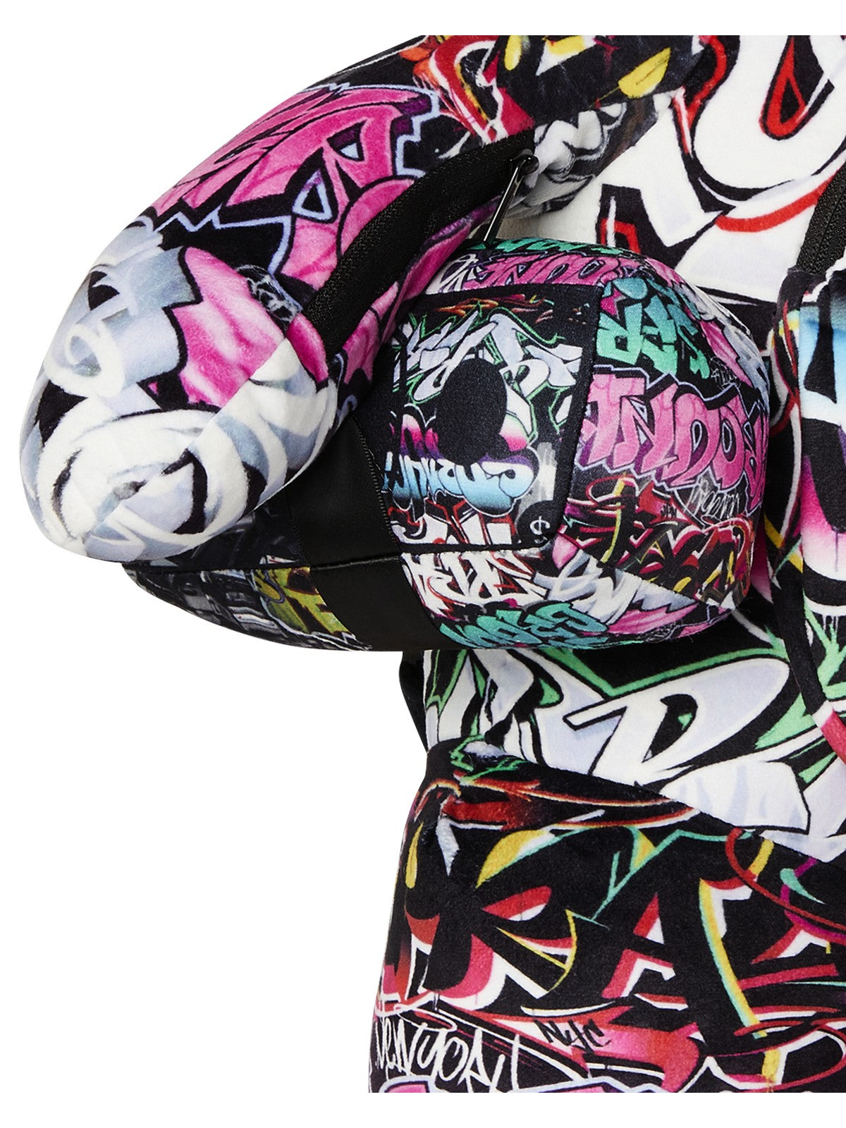 SPRAYGROUND Zaino Uomo SPLIT CYBERSHARK MONEYBEAR TEDDY BEAR 910B8052NSZ Nero gioboutiqueweb