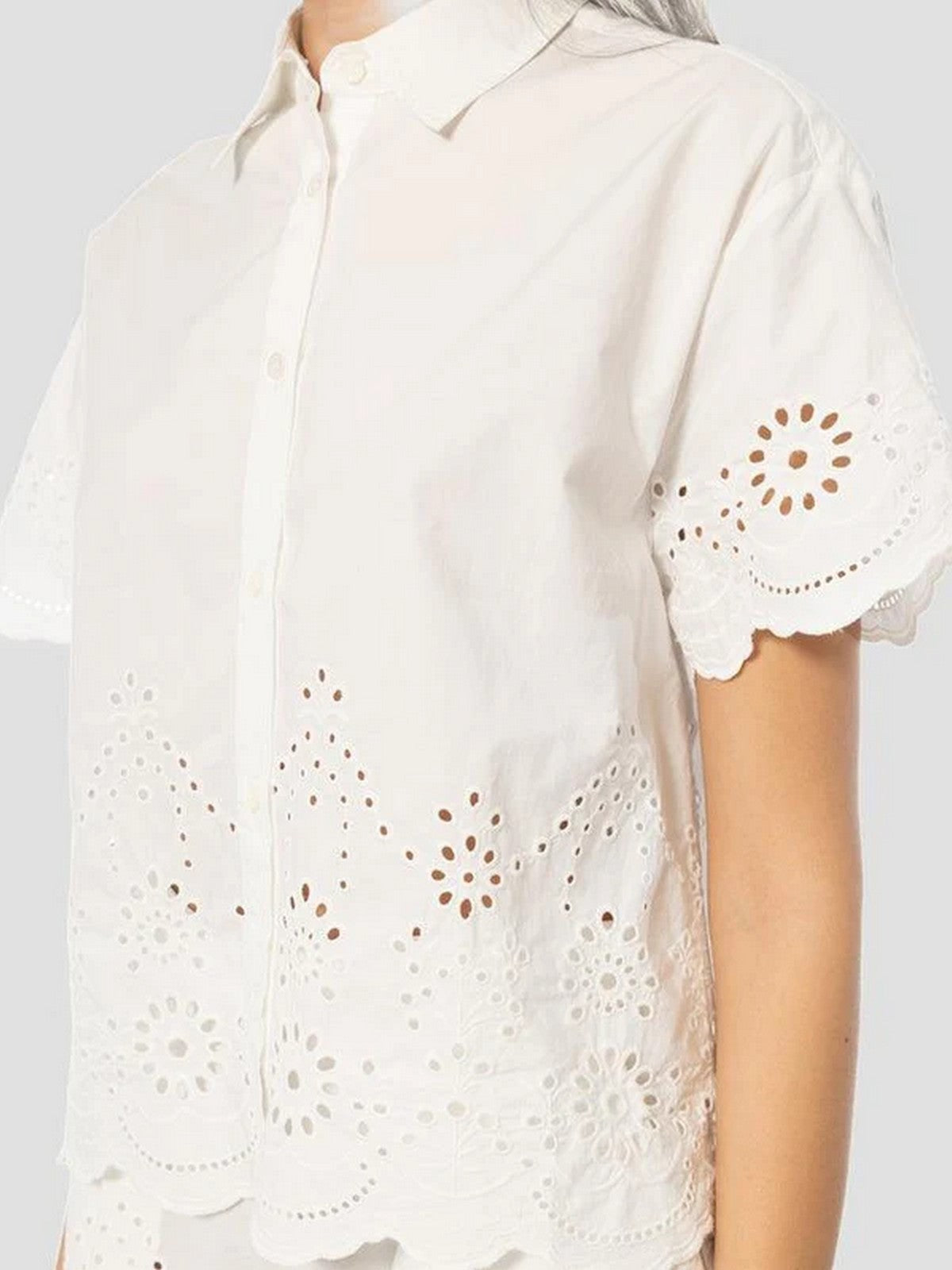 MC2 SAINT BARTH Blusa Donna CLEMENTINE 01315L SANGALLO MORRIS FLOWER EMBRY 01