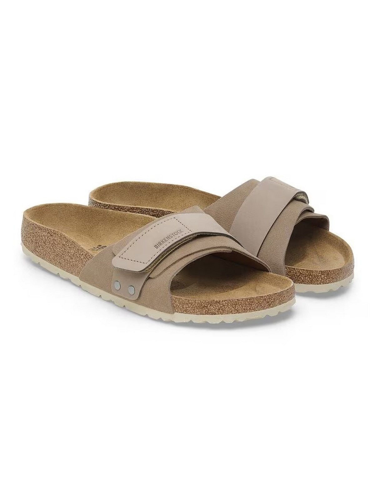 BIRKENSTOCK Sandalo Unisex adulto Oita taupe, Suede Leather/Nubuck 1028056 Beige