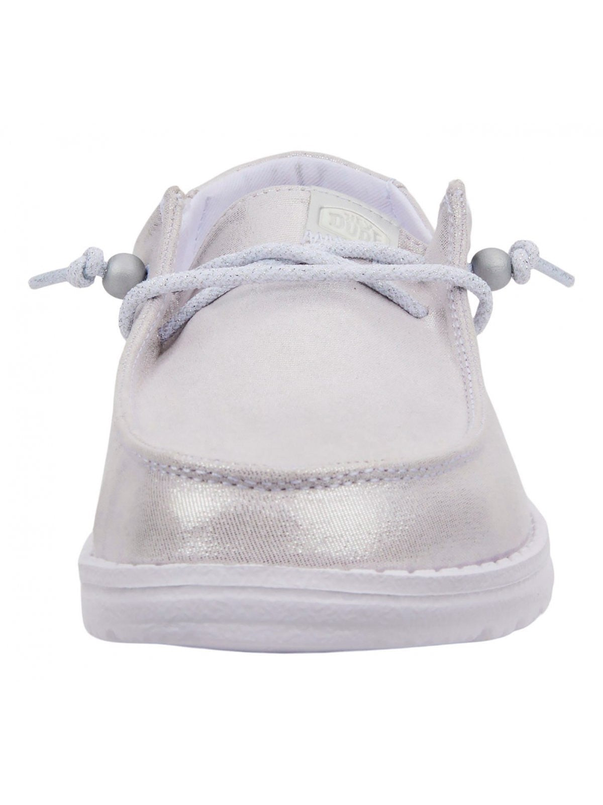 HEY DUDE Mocassino Donna Wendy Metallic Shine HD.40903 040 Argento gioboutiqueweb