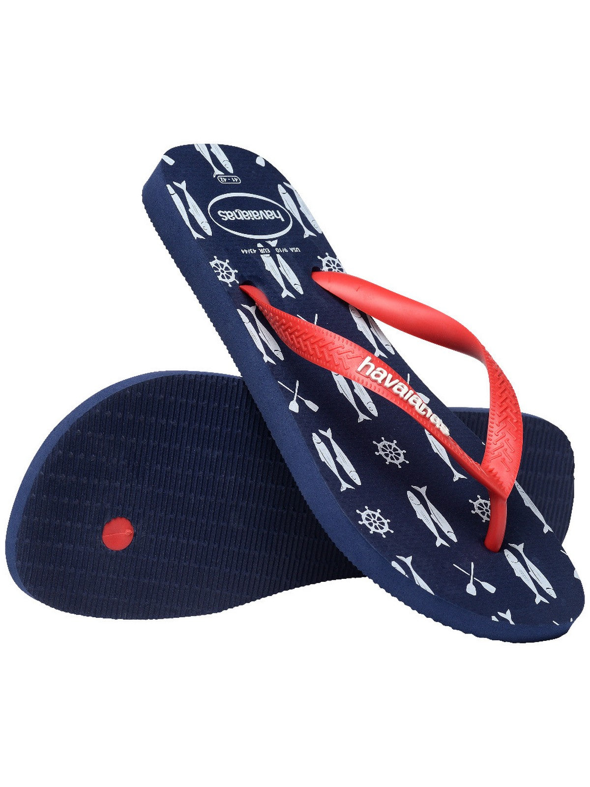 HAVAIANAS Infradito Uomo Hav. Top Nautical 4137126.5603 Blu gioboutiqueweb