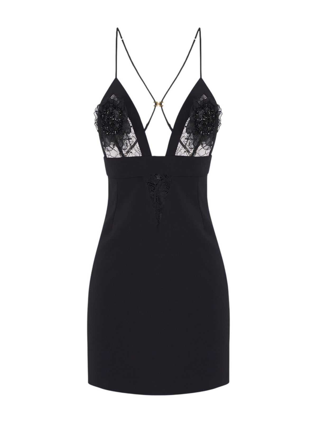 ELISABETTA FRANCHI Abito Donna AB72952E2-110 Nero gioboutiqueweb