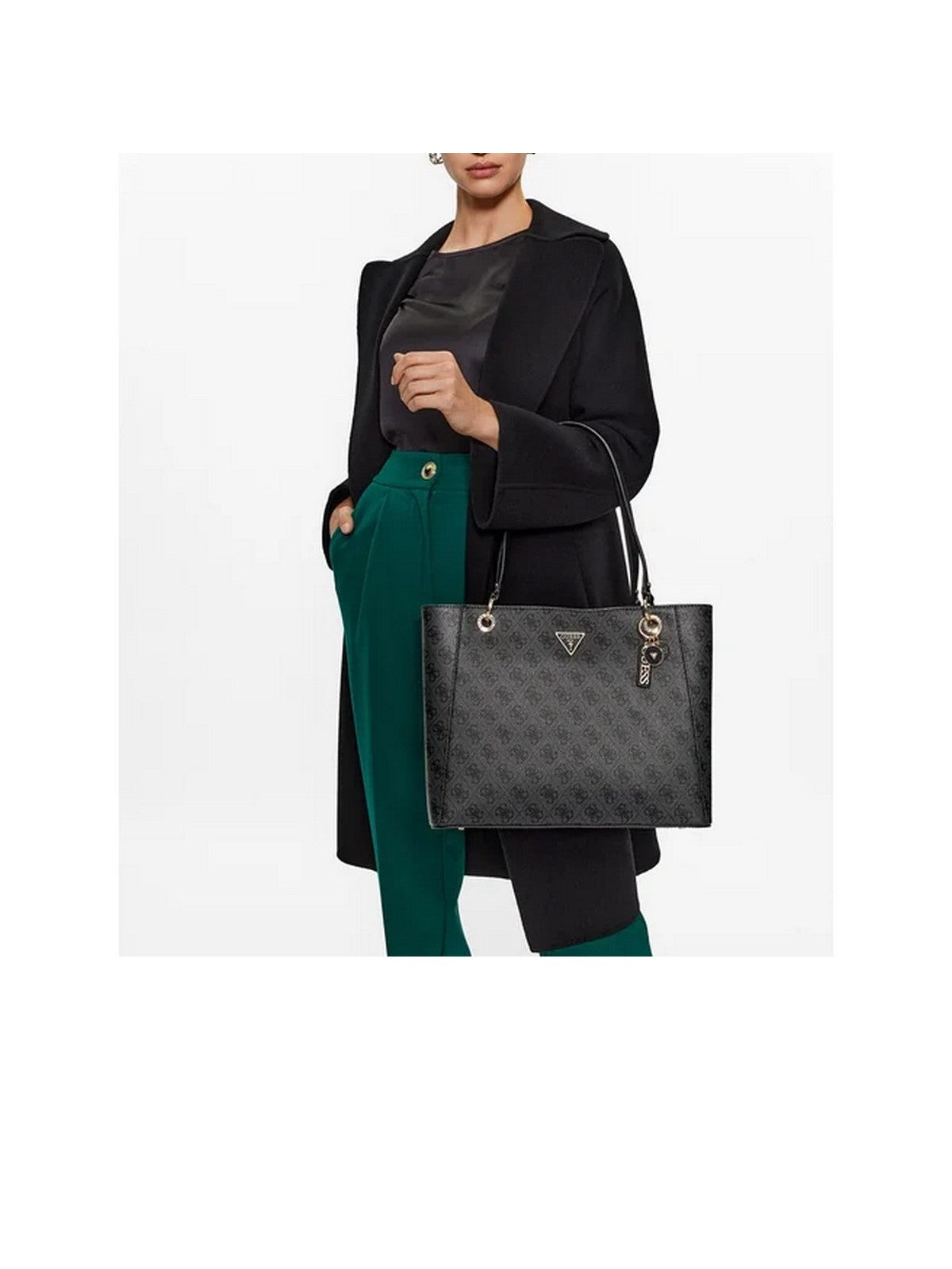 GUESS Borsa Donna Noelle Girlfriend Sa HWBG78 79250 CLO Grigio gioboutiqueweb