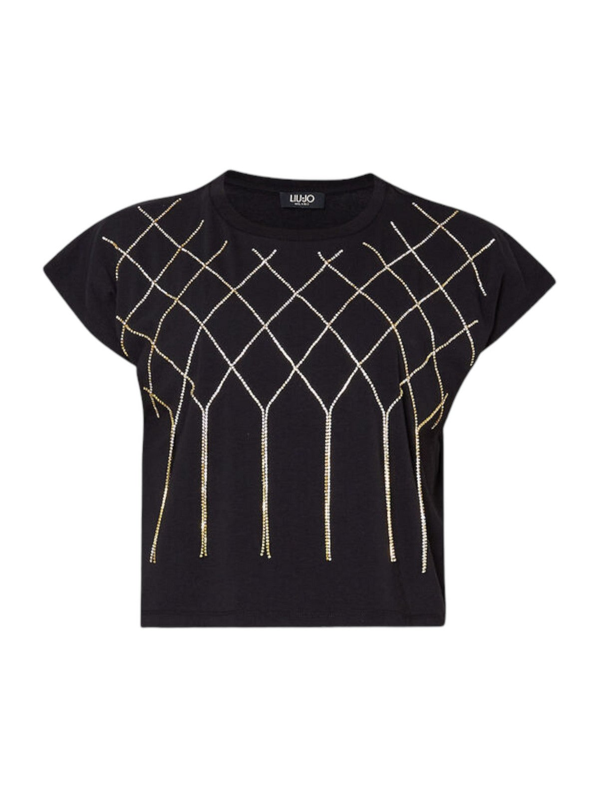 T-shirt liu Jo Black et femme Pole CA444J5003 N9196 Black