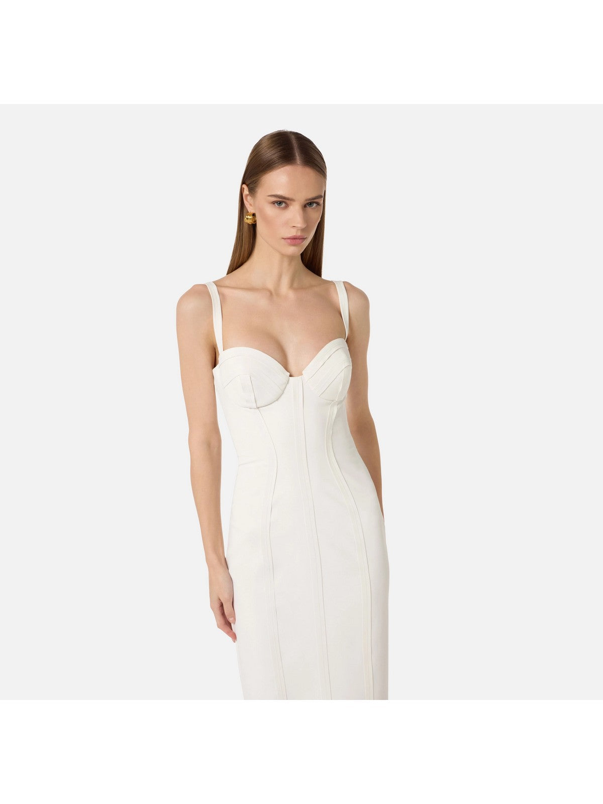 ELISABETTA FRANCHI Abito Donna AB91861E2 360 Avorio