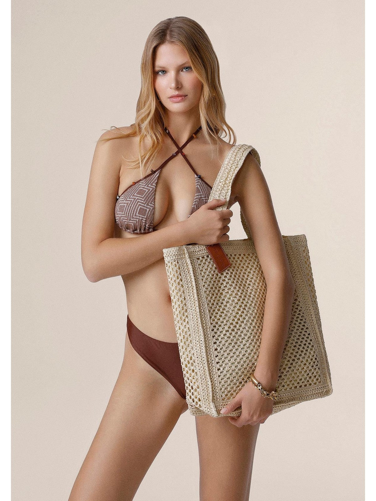 ME FUI borsa mare Donna MA25-A076BG Beige gioboutiqueweb