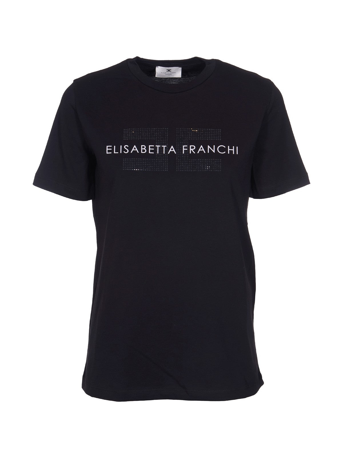 ELISABETTA FRANCHI T-Shirt e Polo Donna MA00346E2 110 Nero gioboutiqueweb