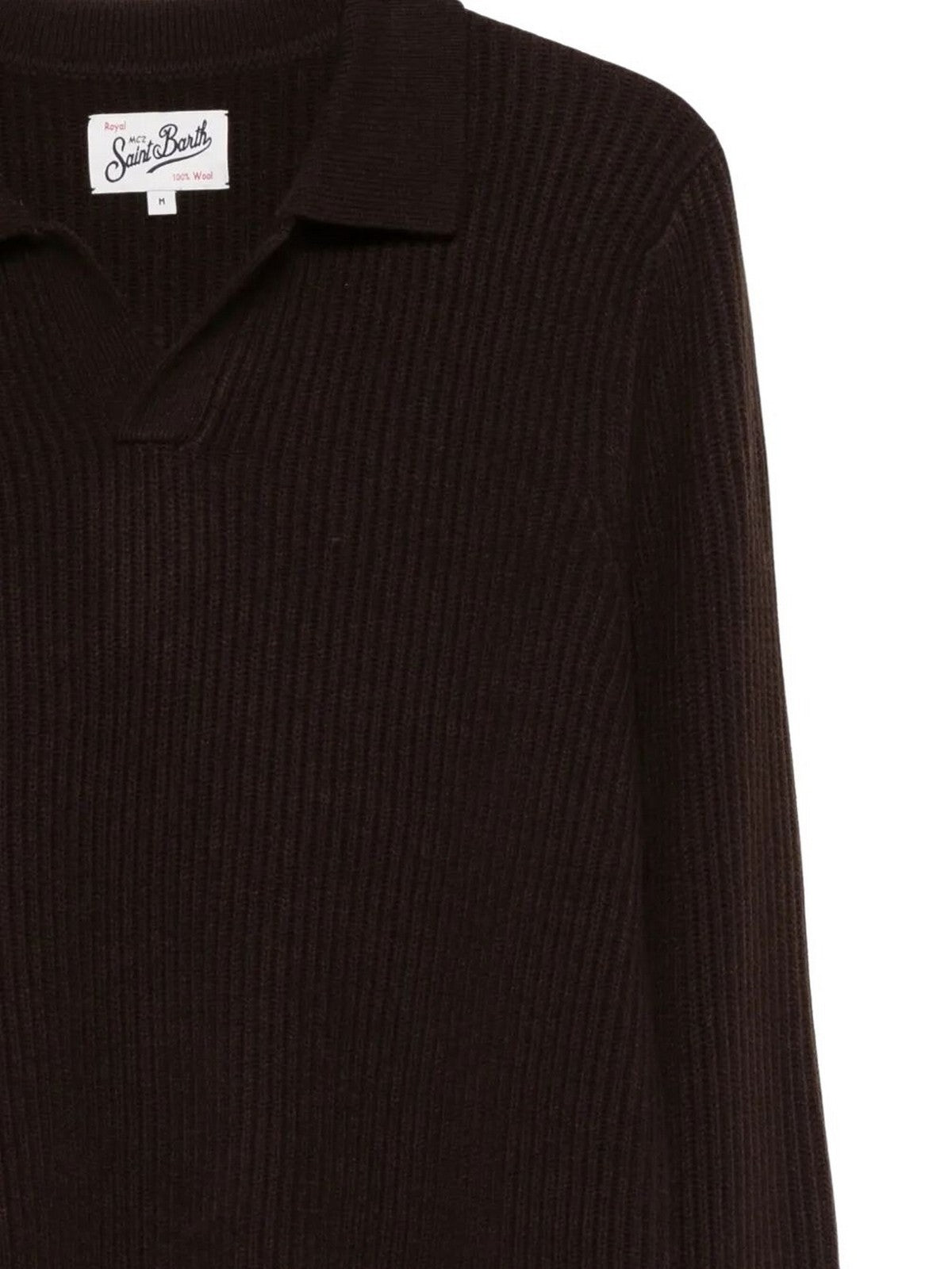 MC2 SAINT BARTH Maglione Uomo DOWNING WOOL 00029I 18H DARK BROWN