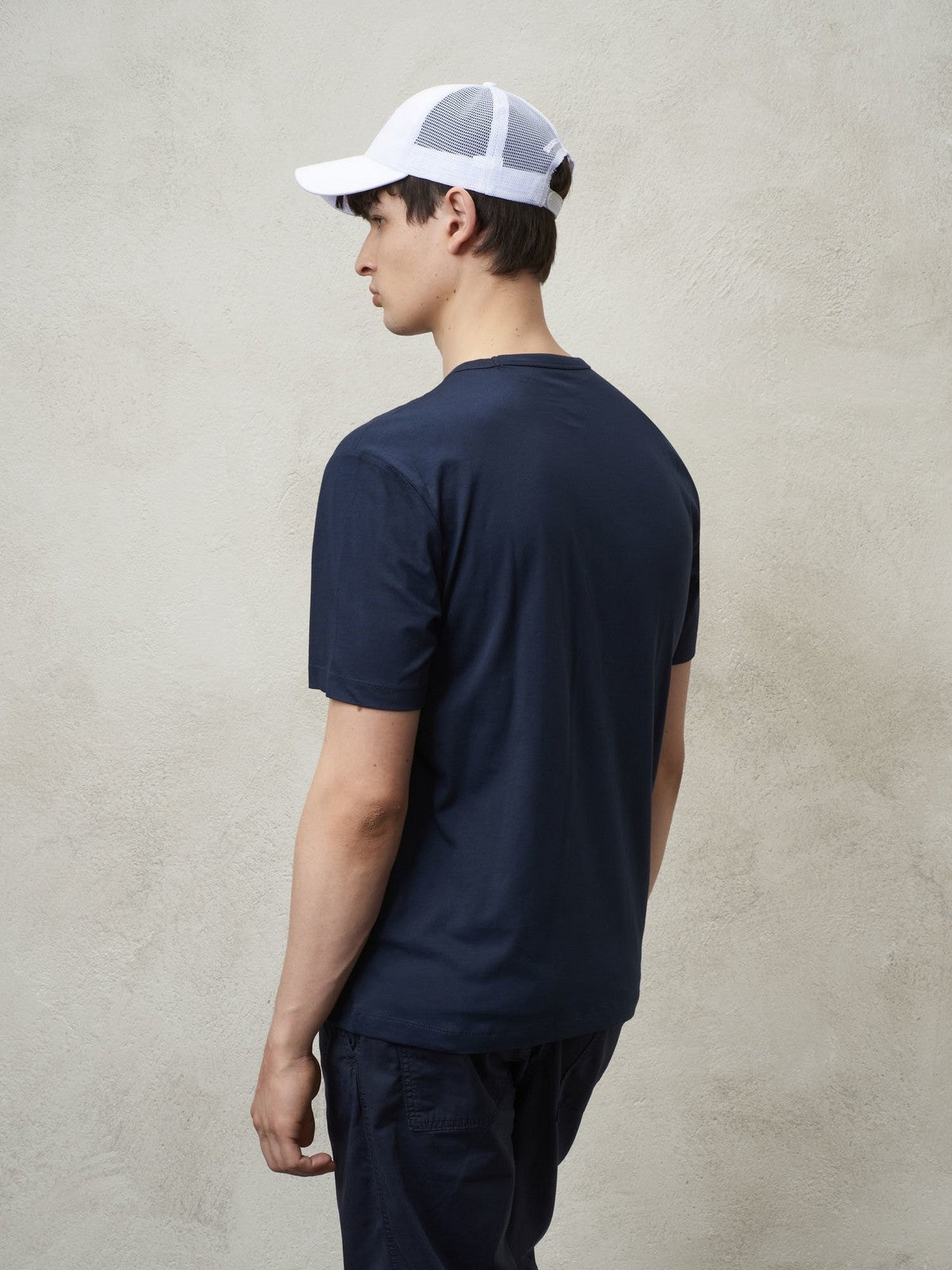 T-shirt Blauer et poteau masculin 24SBLUH02142 004547 888 Bleu