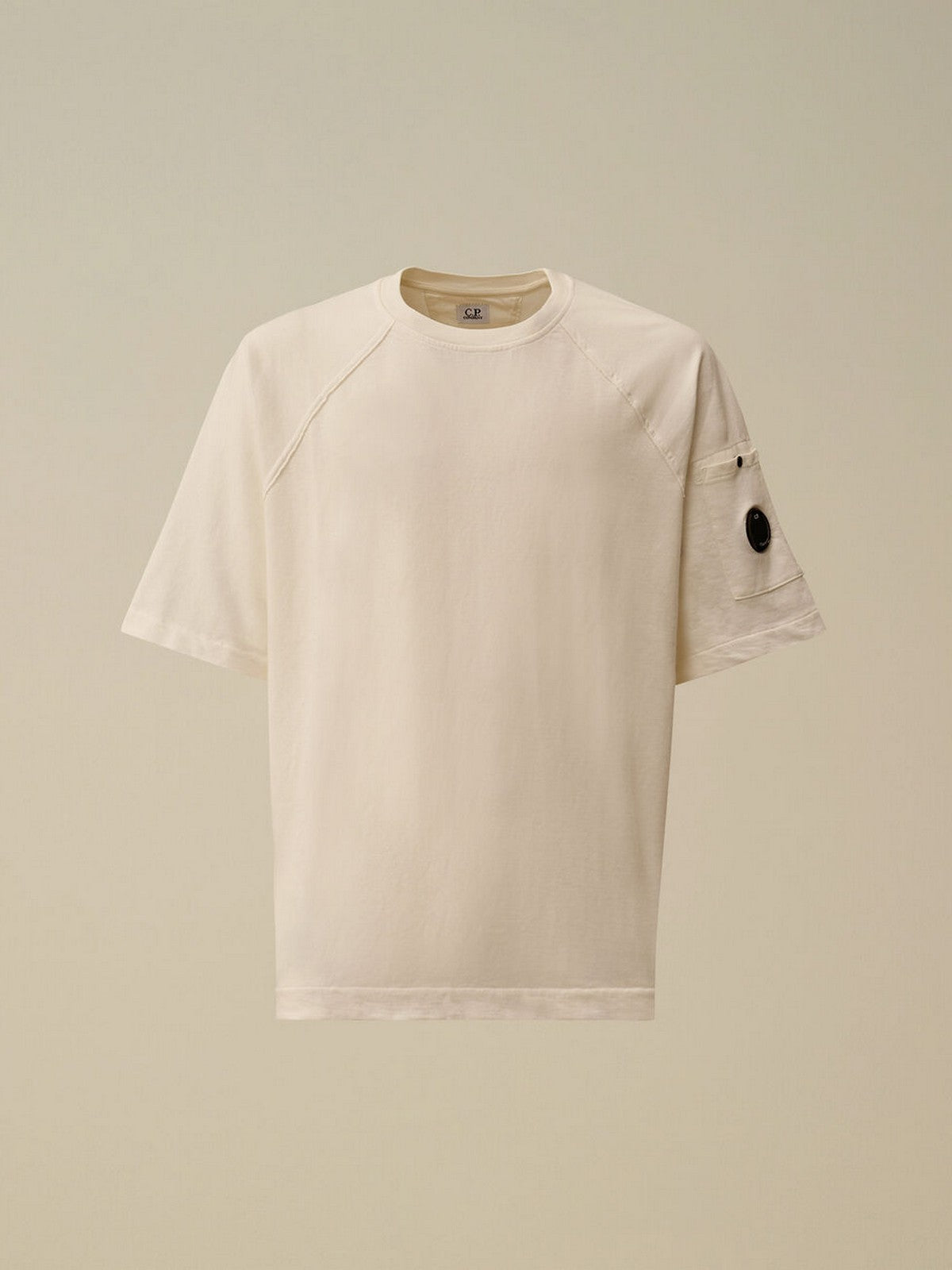 C.P. COMPANY T-shirt Uomo 20CMSS034A002246G 103 103 - GAUZE WHITE