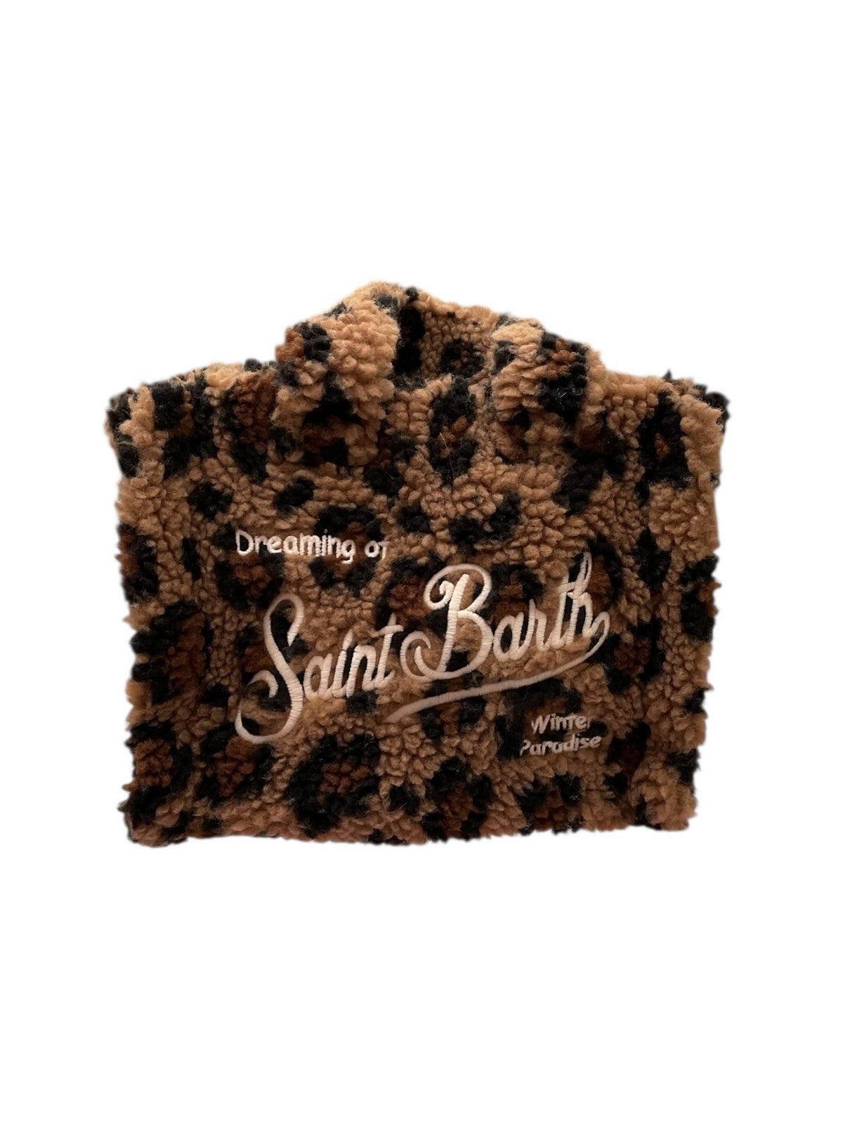 MC2 SAINT BARTH Borsa Donna VANITY MINI TEDDY 01475I LEOPARD 1218 EMB