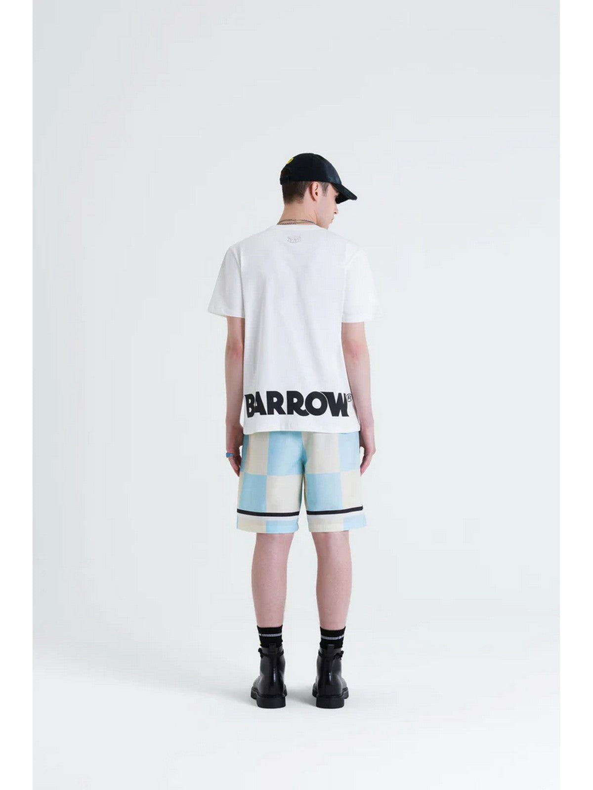 BARROW T-shirt Uomo S5BWUATH087 002 Bianco gioboutiqueweb