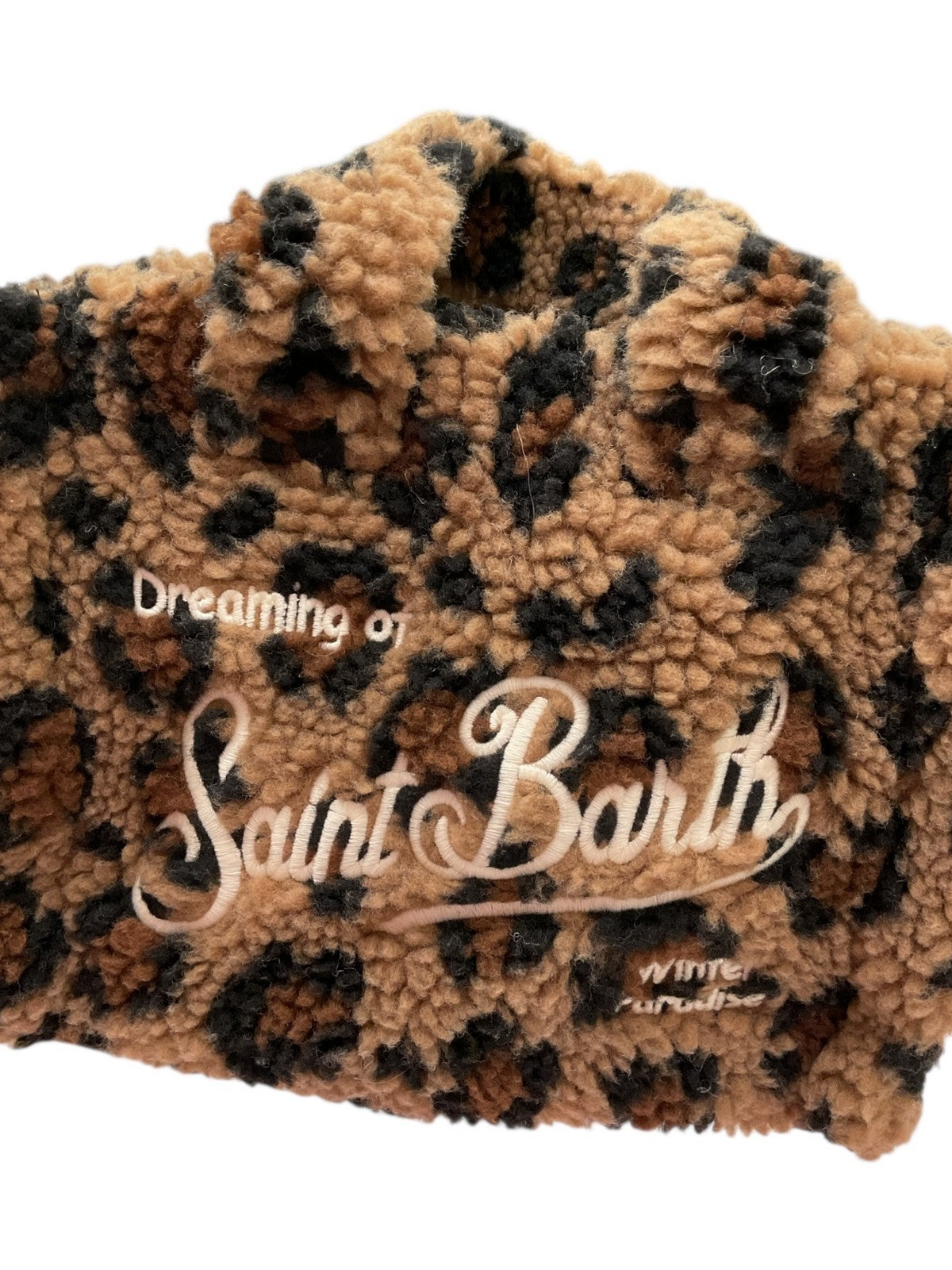 MC2 SAINT BARTH Borsa Donna VANITY MINI TEDDY 01475I LEOPARD 1218 EMB