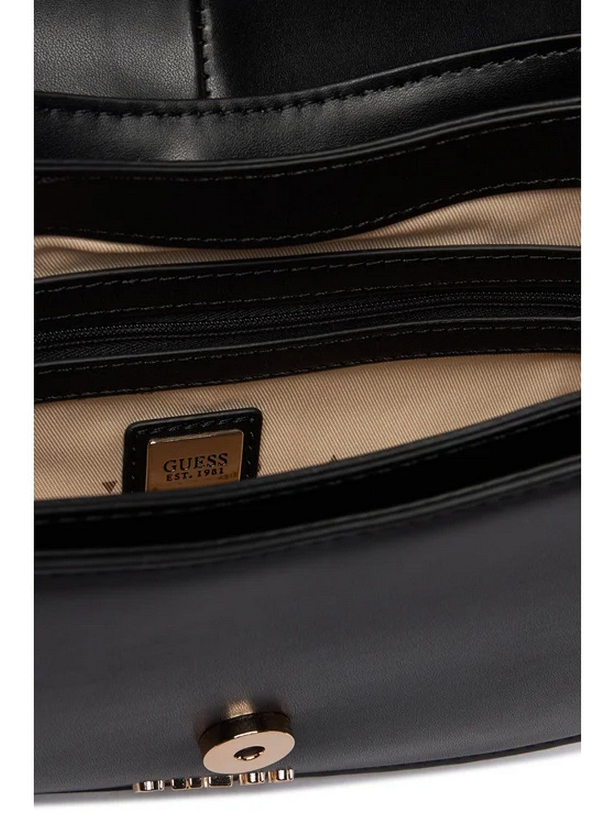 GUESS Borsa Donna CARRIE FLAP SHOULDER BAG HWVG98 96200 BLA BLACK