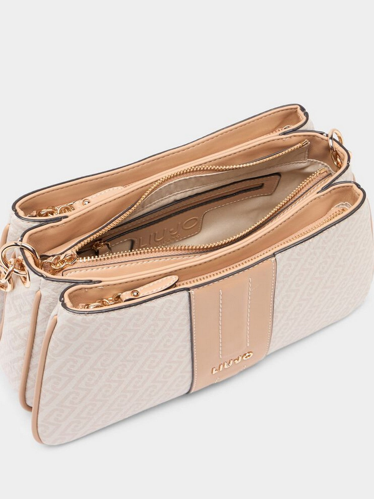 LIU JO ACCESSORIES Borsa Donna AA6107E1118 C3920 Naturale/dk.cipria