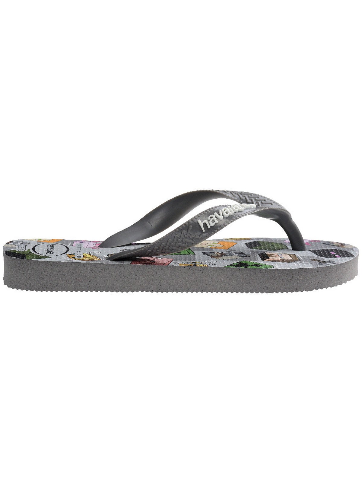 HAVAIANAS Infradito Bambini e ragazzi Hav. Kids minecraft 4145125.5178 Grigio gioboutiqueweb