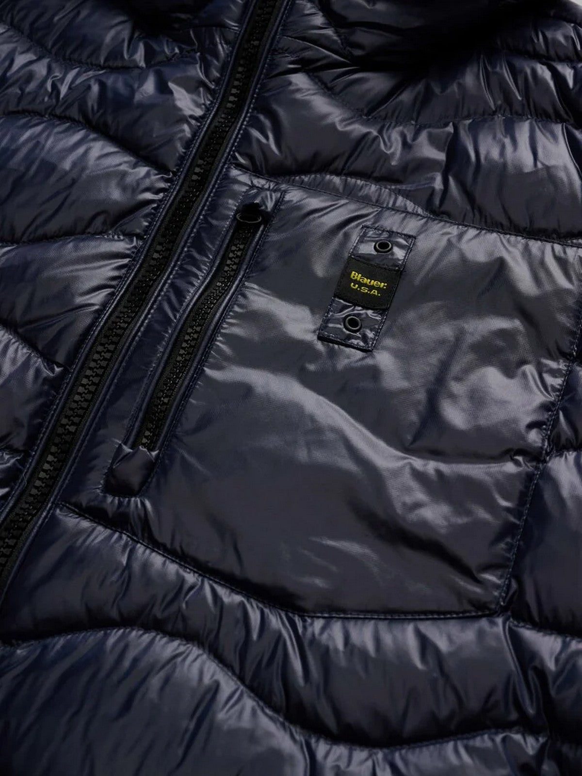 BLAUER Piumino Uomo WAVE 25WBLUC03074 006355 888 Blu