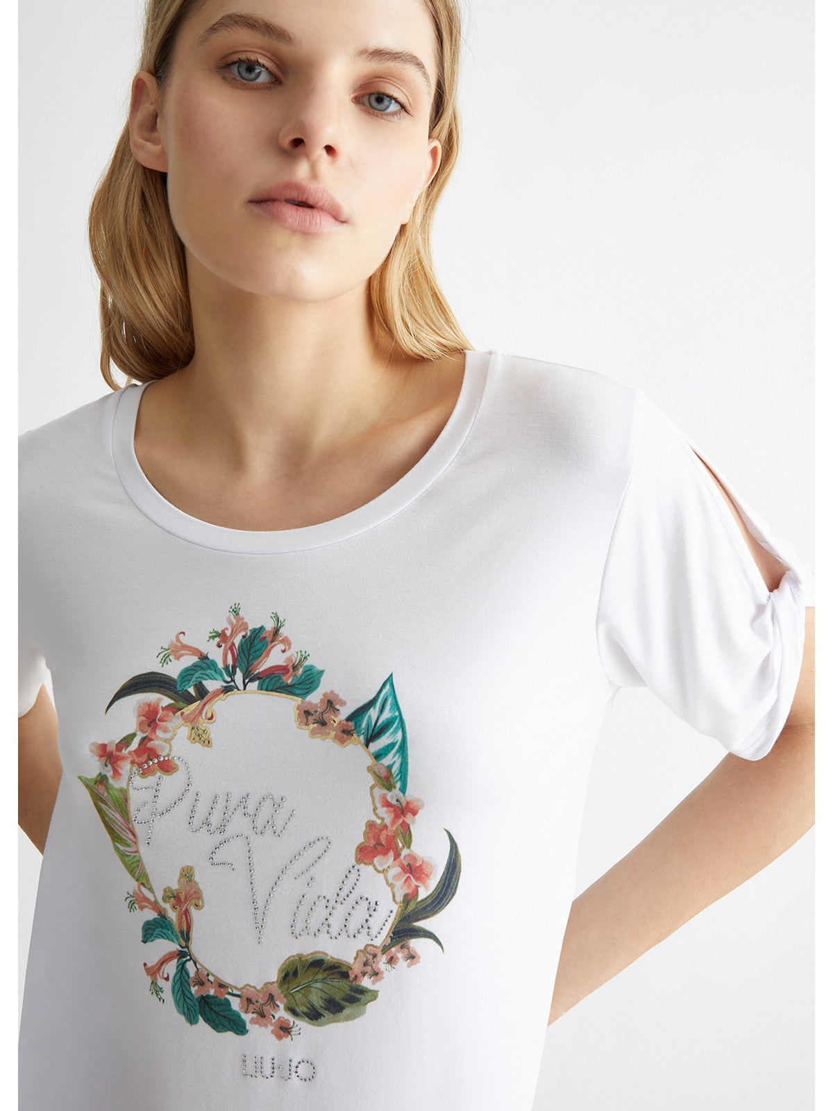 LIU JO BEACHWEAR T-Shirt e Polo Donna  VA4106JS360 T9923 Bianco