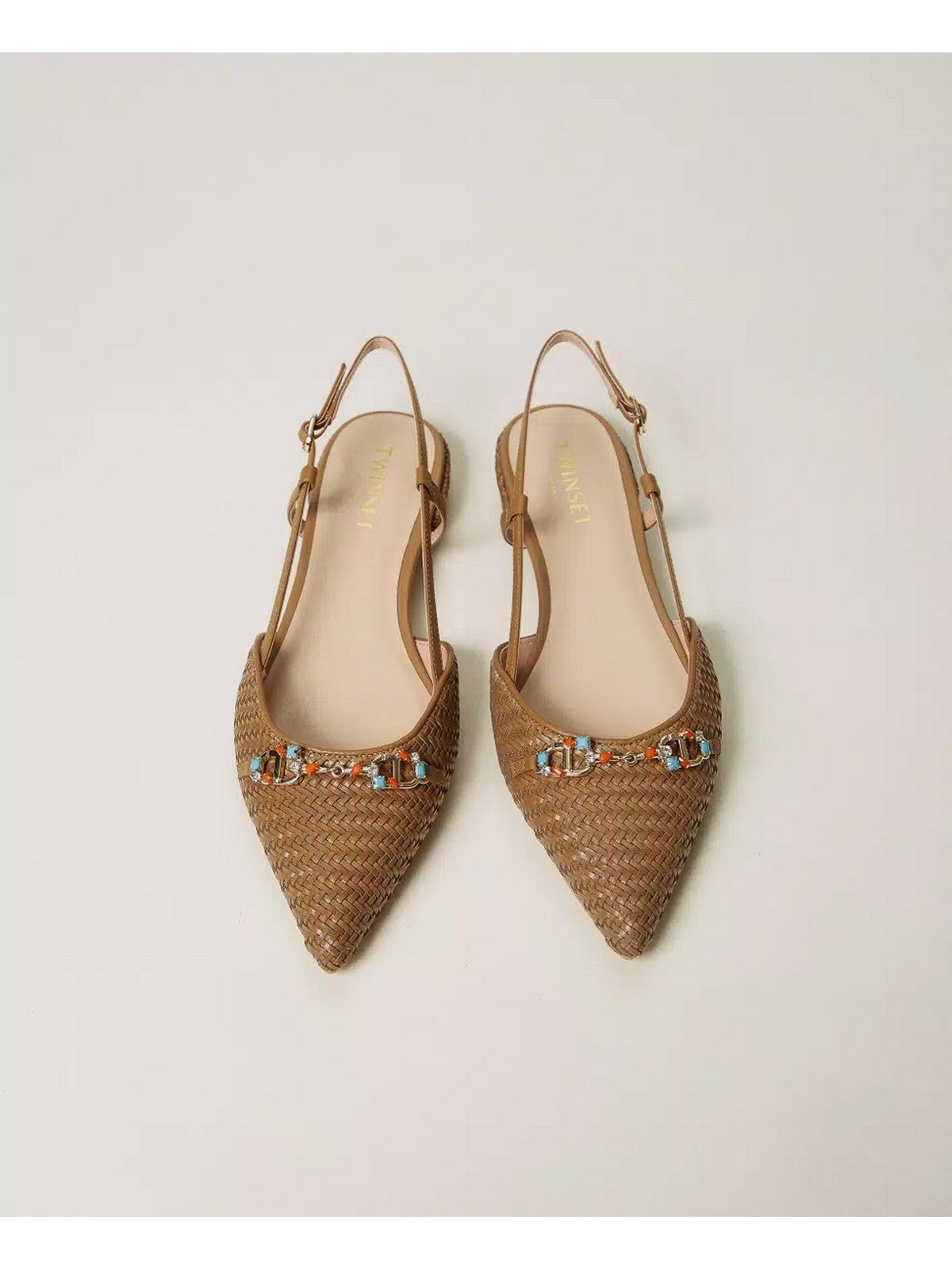 TWINSET Ballerina Donna 251TGT052 00497 Bianco